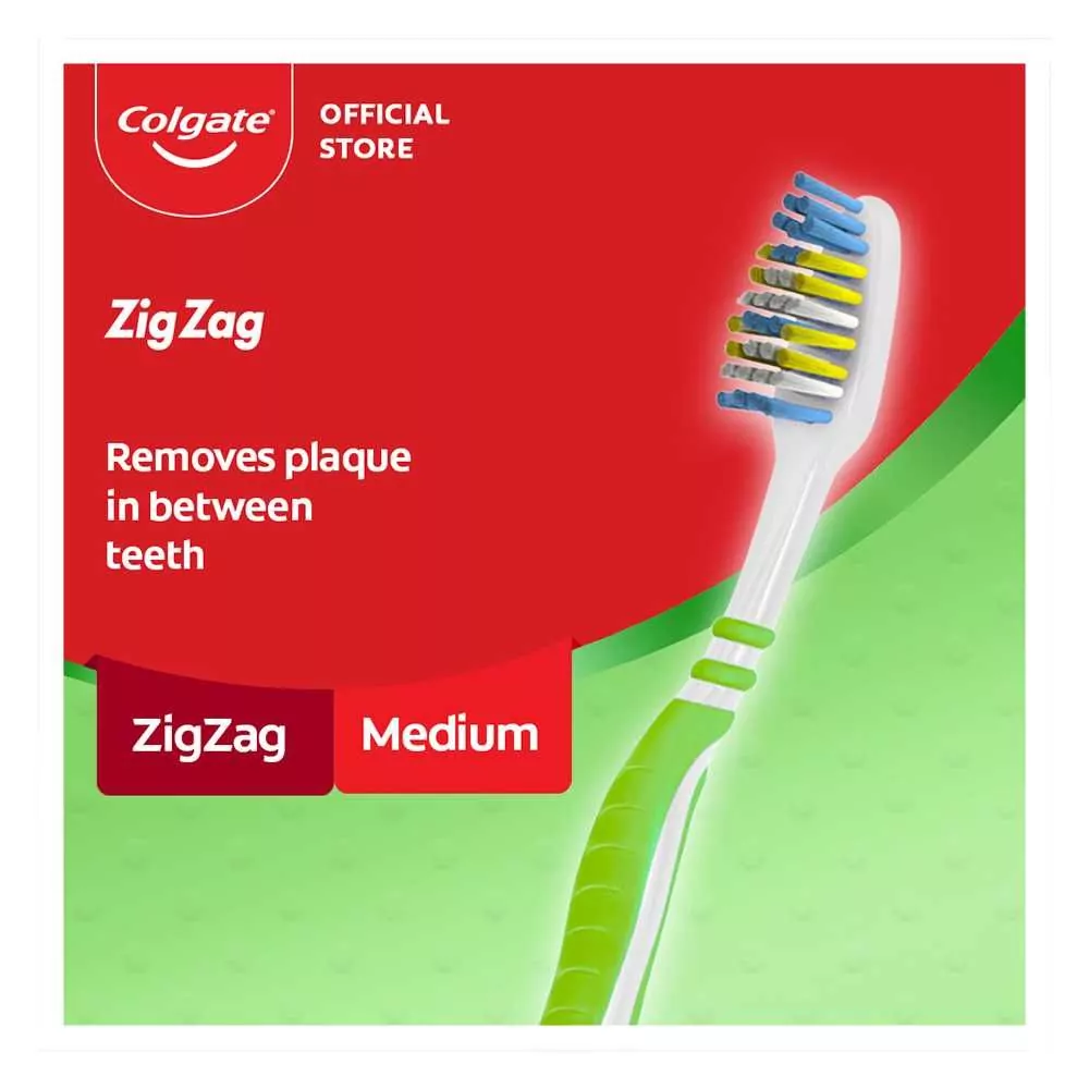 COLGATE ZIGZAG MEDIUM TOOTHBRUSH 